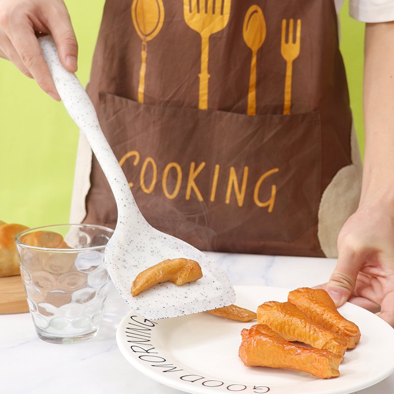 7pcs Rose Gold Semi TransparentSilicone Cooking Utensils Set - 图片 5